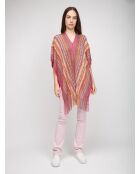 Poncho  Charlène multicolore