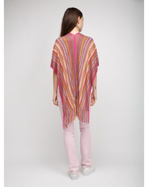 Poncho  Charlène multicolore