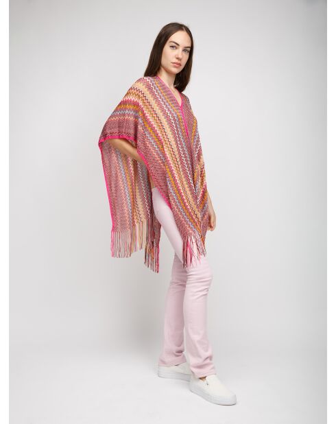 Poncho  Charlène multicolore