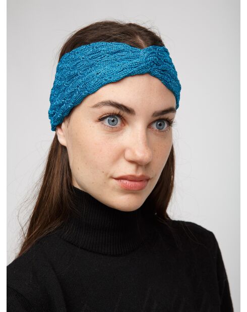 Bandeau  Aminata Bleu canard