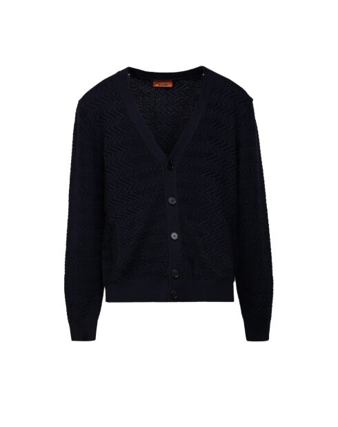 Cardigan à boutons Glynera marine