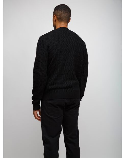 Cardigan à boutons Ilésia noir