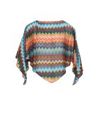 Poncho  Chantal multicolore