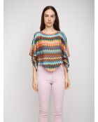 Poncho  Chantal multicolore