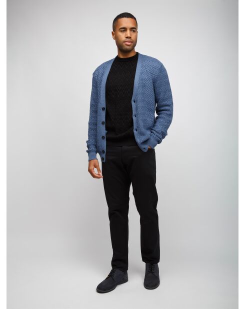 Cardigan à boutons Harys bleu clair