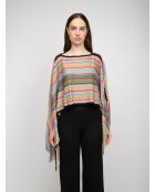 Clarisse mehrfarbiger Poncho