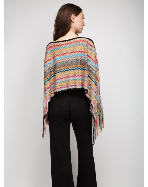 Clarisse mehrfarbiger Poncho