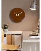 Horloge murale décorative en métal  35 x 35 cm