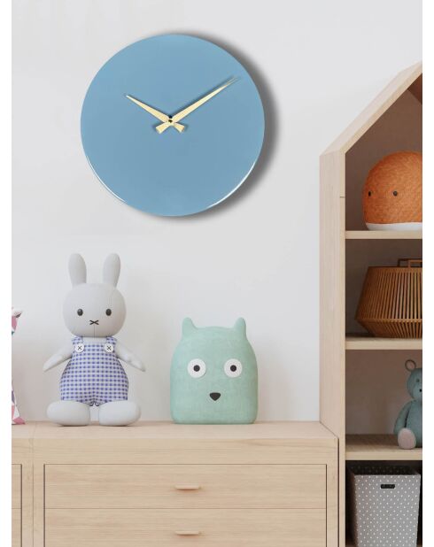 Horloge murale décorative en métal  35 x 35 cm