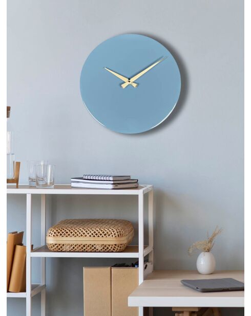 Horloge murale décorative en métal  35 x 35 cm