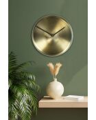 Horloge murale décorative en métal  30 x 30 cm