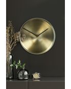 Horloge murale décorative en métal  30 x 30 cm