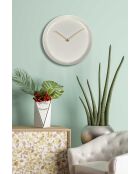 Horloge murale décorative en métal  30 x 30 cm