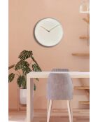 Horloge murale décorative en métal  30 x 30 cm