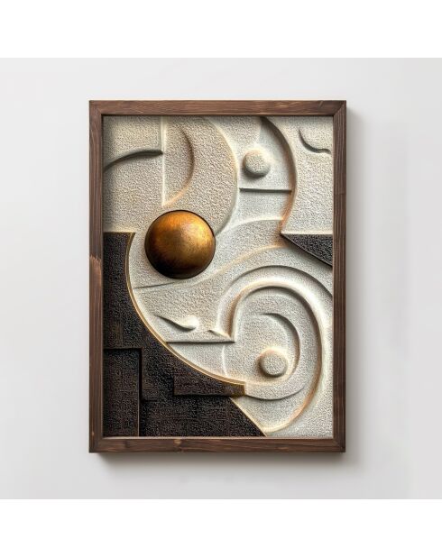 Tableau décoratif encadré en MDF 35 x 47 x 2 cm