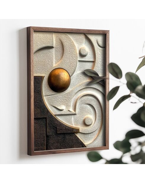 Tableau décoratif encadré en MDF 35 x 47 x 2 cm