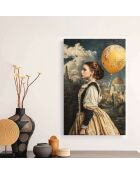 Peinture décorative sur toile 70 x 100 cm