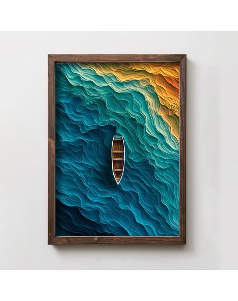 Tableau décoratif encadré en MDF 35 x 47 x 2 cm