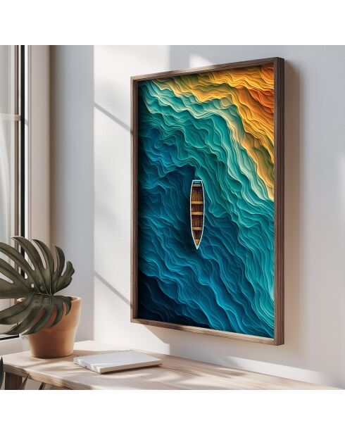 Tableau décoratif encadré en MDF 35 x 47 x 2 cm