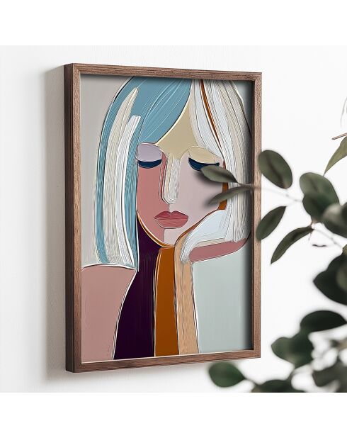 Tableau décoratif encadré en MDF 35 x 47 x 2 cm