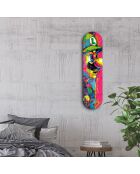 Peinture décorative sur verre trempé  20 x 80 cm