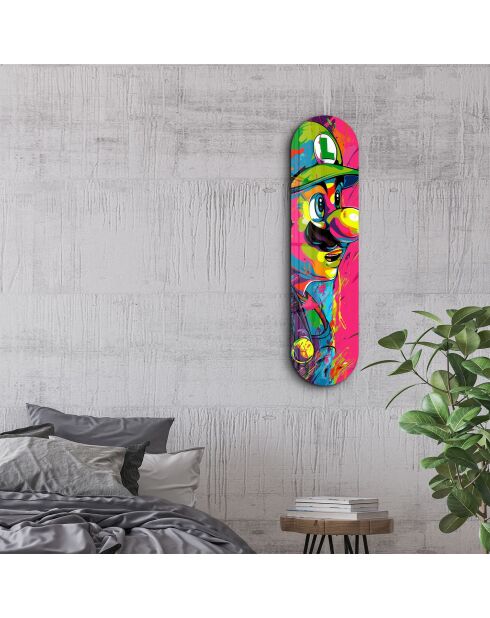 Peinture décorative sur verre trempé  20 x 80 cm