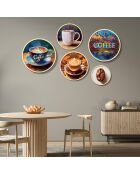 Tableau décoratif encadré en MDF (5 pièces)