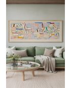 Quadro decorativo con cornice 33 x 70 cm