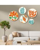 Tableau décoratif encadré en MDF (5 pièces)