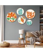 Tableau décoratif encadré en MDF (5 pièces)