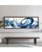 Tableau décoratif encadré en MDF 40 x 120 x 3,5 cm