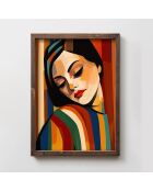 Tableau décoratif encadré en MDF 35 x 47 x 2 cm