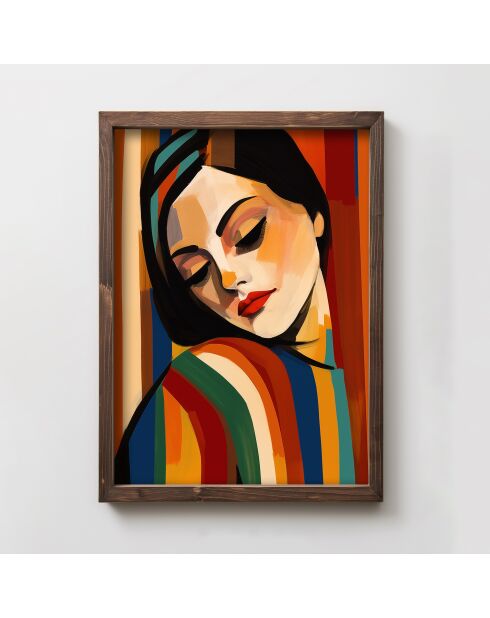 Tableau décoratif encadré en MDF 35 x 47 x 2 cm