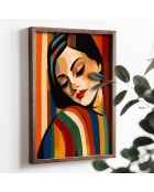 Tableau décoratif encadré en MDF 35 x 47 x 2 cm