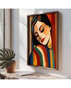 Tableau décoratif encadré en MDF 35 x 47 x 2 cm