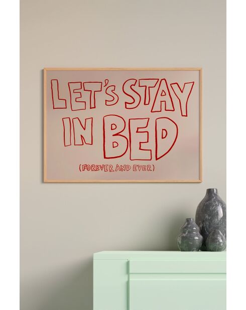 Tableau encadré décoratif 50 x 70 cm