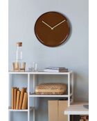 Horloge murale décorative en métal  30 x 30 cm