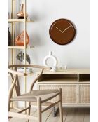 Horloge murale décorative en métal  30 x 30 cm