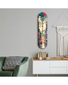 Peinture décorative sur verre trempé  20 x 80 cm