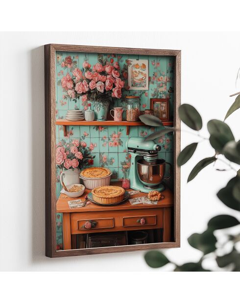 Tableau décoratif encadré en MDF 35 x 47 x 2 cm