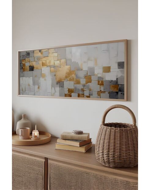 Tableau encadré décoratif 33 x 70 cm