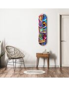 Peinture décorative sur verre trempé  20 x 80 cm