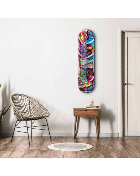 Peinture décorative sur verre trempé  20 x 80 cm