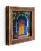 Tableau décoratif encadré en MDF (3 pièces) 16 x 16 x 2 cm