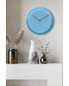 Horloge murale décorative en métal  30 x 30 cm