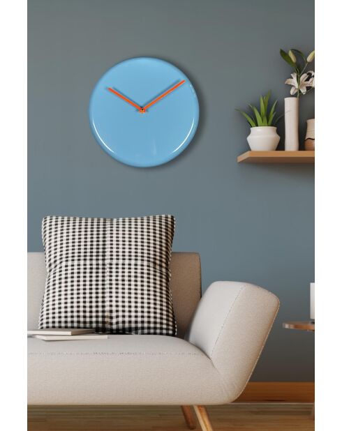 Horloge murale décorative en métal  30 x 30 cm