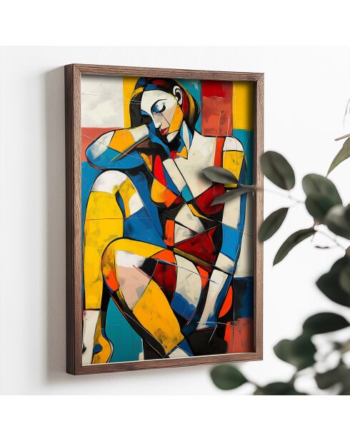 Tableau décoratif encadré en MDF 35 x 47 x 2 cm