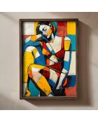 Tableau décoratif encadré en MDF 35 x 47 x 2 cm