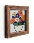 Tableau décoratif encadré en MDF (3 pièces) 16 x 16 x 2 cm