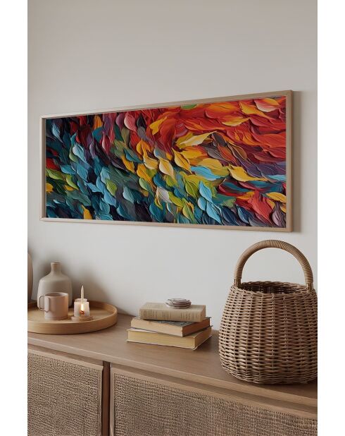 Tableau encadré décoratif 50 x 120 cm